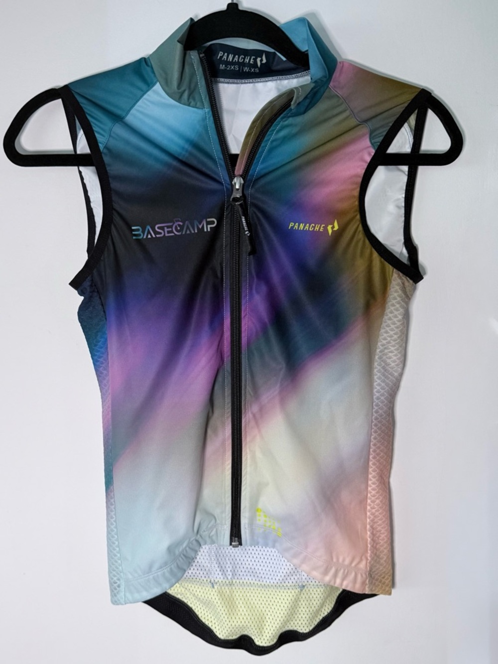Panache Cycling Vest Basecamp Unisex M-XXS/W-XS Cosmic Nebula purple blue